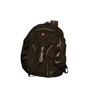 SWISSGEAR 3258 Laptop Backpack Black Red